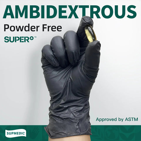 Vinyl Disposable Exam Gloves Black 4 Mil Powder Free Latex Free Medical Food Safe Cooking Cleaning Gloves 100 Pcs Small Thick Tactile Barrier For Home Kitchen And Medical Use