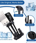 Ultra Quiet 110V 2W Ice Maker Water Pump Replacement for Commercial Machines, three eighths inch NPT, plug-and-play design