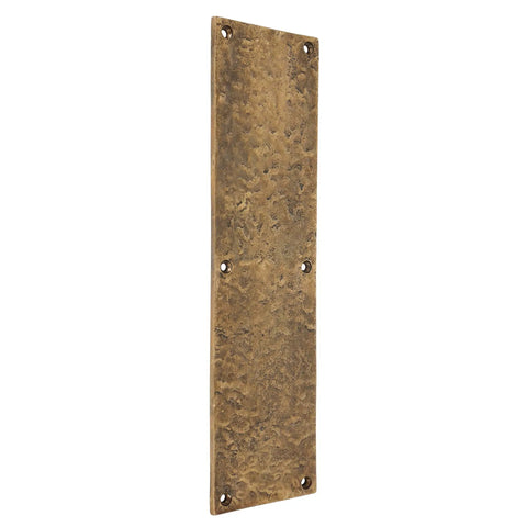 Heavy Duty Brushed Bronze Door Push Plate Shields Entryways From Scrapes While Raising Curb Appeal With A No Hassle Setup That Makes Securing Your Doors Dead Simple And Style Ready