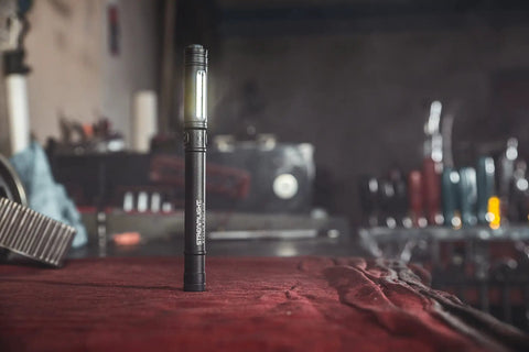 Stylus Pro COB Rechargeable Penlight Work Light With Magnetic Base 160 Lumen High Beam 40 Lumen Low Beam And Strobe Mode