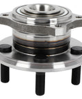 Close-up view of a single hub bearing from the 4 Piece Front And Rear Wheel Hub Bearing Set For 2012 To 2014 Chrysler 300 Dodge Challenger And Charger With 3.6L And 5.7L Engines Left And Right Side Fits Front And Rear Bolt On Ready