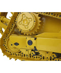 Close-up of the tracks and metal construction of Scale 1 To 14 DXR2 Metal RC Hydraulic Bulldozer With Realistic Sound Module