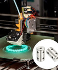 3D printer with Rugged Shaft Coupler Connector 22mm Long 20mm Outer Diameter 12mm To 12mm Bore Stainless Steel Joint