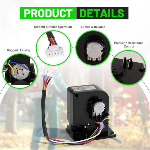 6V 411458 Resistance Motor For NordicTrack And ProForm Elliptical Trainers And Stationary Bikes Replacement Brake Tension Motor Plug And Play Compatible With Smart Power Ten Zero Tour De France And More Easy Upgrade