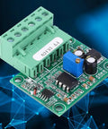 Frequency To Voltage Converter Module For PLC And Motion Control Converts 0-1KHz Pulses To 0-10V Analog Output FV-1KHz10V