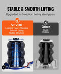 Heavy Duty Triple Bag Air Jack 5 Ton 11000 Lb Pneumatic Car Hoist For Trucks And Suv Solid Steel Pipe Core showing six-section steel pipes for stability.