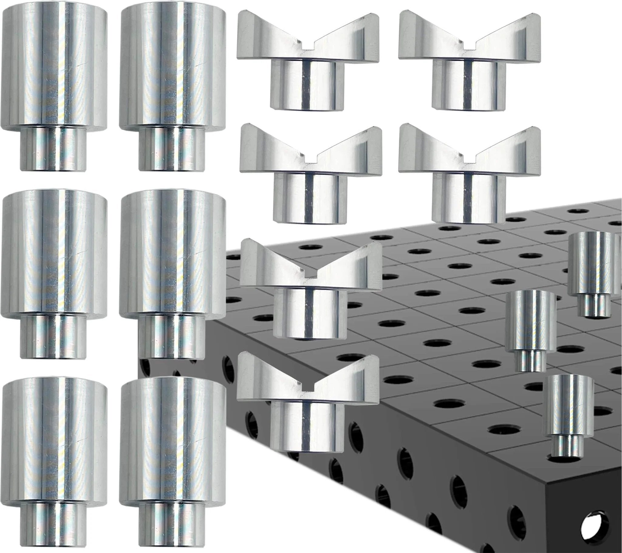 Aluminum Welding Fixture Pins Set for Precise Work