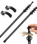 Ultralight Carbon Fiber Telescoping Tarp Poles For Hiking Adjustable Rugged Featherweight 2 Pack Backpacking Gear For Lightweight Camping Tarps