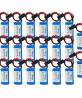 20 Pack 1756 BA2 PLC Lithium Battery 3V 1800mAh For CNC Control Systems Non Rechargeable Battery Pack Replacement Kit