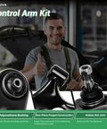 Front Lower Control Arm With Ball Joint Driver And Passenger Sides Plus Front Outer Tie Rod Assembly Kit for Kia Forte suspension parts