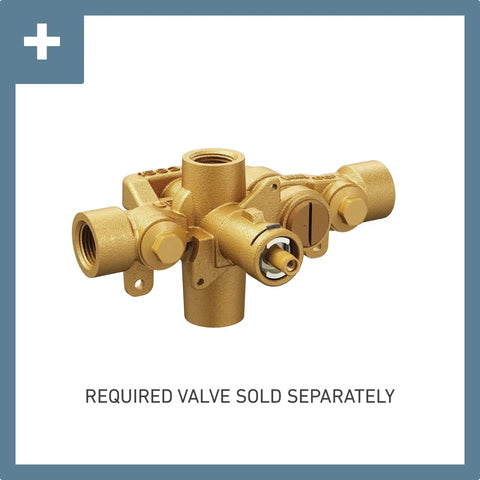 Gold valve required for Align Chrome Moentrol Shower Valve Trim Lever Handle, 3510/3520 or 3570 model compatibility shown separately