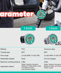 1 Inch PP Chemical Flow Meter Waterproof For Acid And Alkali Liquids And Water Tough Industrial Grade Flow Sensor Built To Handle Wet Environments With EMI Protection And Easy Installation. 1 inch digital turbine flow meter with PVC and aluminum alloy options