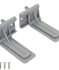 Three Quarter Inch Under Mount Drawer Slides Set with screws, Concealed Soft Close Bottom Runners for Kitchen Cabinets