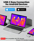 Thermal Camera For Android USB C With Macro Lens And 512 By 384 Super Resolution Infrared Imaging 256 By 192 IR Resolution Thermal Imager