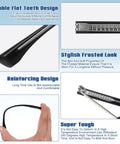 Premium Eyeglasses Repair Kit including two pairs of replacement arms shown in close-up with frosted design and sturdy hardware.