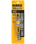 Flip Drive Drill Kit Dw2702 Yellow For Number Ten Drill Driver Easy To Use With Quick Bit Swaps in retail packaging