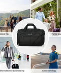 Underseat Carry On Luggage Bag For Travel Soft Lightweight Foldable Duffle Personal Item Fits Under Airline Seat