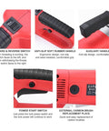 Heavy Duty Electric Pipe Threader Kit Featuring Six Precision Dies Spanning Half To Two Inches Alongside A Tough Carry Case And Extra Carbon Brushes To Crush Gritty Plumbing Projects Zero Sweat showing ergonomic handles and controls.