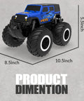 Blue SUV-shaped 1:16 scale Amphibious RC Car For All Terrain Fun Beasts On Wheels with dimensions 10.5x8.5x5.5 inches