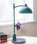 Spider Man Streetlight LED Mood Desk Lamp For Heroes Night Light 16 Inch Marvel Themed Desk Light with hanging Spider-Man figure