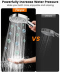High Pressure Handheld Shower Head With Filter, 7 Modes, Anti Clog Nozzles, Built In Power Wash For Tub Cleaning comparison.
