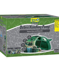 Packaging of No-Nonsense Debris-Handling Pond Pump For Waterfalls And Streams, with image of pump and waterfall, Tetra brand