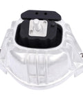 Premium Engine And Transmission Mount Kit For BMW 335i 328Xi X1 Z4 With 3.0L Engine silver metal mount with black rubber insert
