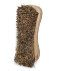 Heavy Duty Wooden Scrub Brush Set 12 Pack Stiff Palmyra Bristles with solid wood handle, designed for tough cleaning tasks.