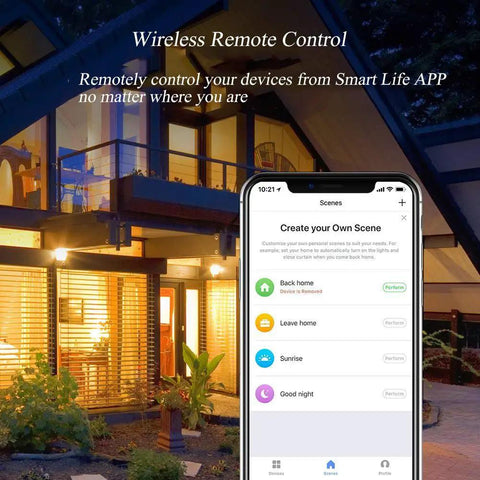 Smart 3 Gang WiFi Light Switch With 2.4GHz WiFi, No Hub Needed, Voice Control For Alexa And Google Home, app control example