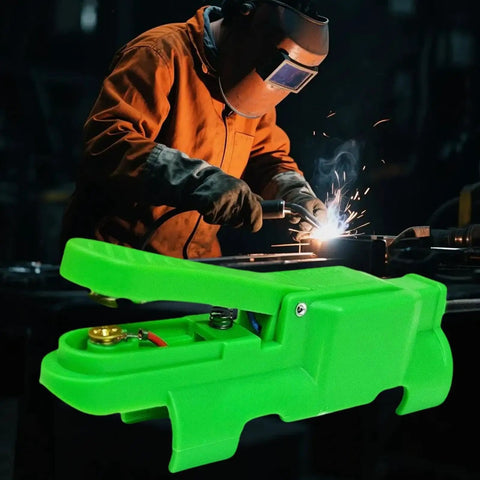 Welder using Touch Finger Button For Welding With Ergonomic Grip And Quick Release On Off Control during TIG welding