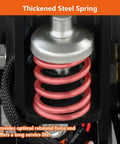 Thickened steel spring detail of Heavy Duty Electric Pallet Jack Truck With 4400 Lbs Capacity, Fully Powered Forklift For Warehouse Logistics.