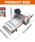 Techtongda Commercial Dough Sheeter Countertop Pizza Pasta Roller With Heavy Duty Conveyor Belt dimensions and features.