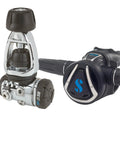 Mk17 Evo 2 Internal Regulator System With C370 Second Stage For Scuba Diving, cold water ready design, close-up view