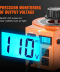 Auto Variable Voltage Transformer 2000VA For US Plug With 0 To 130V Output 110V Input LCD Display 15 Amp Max