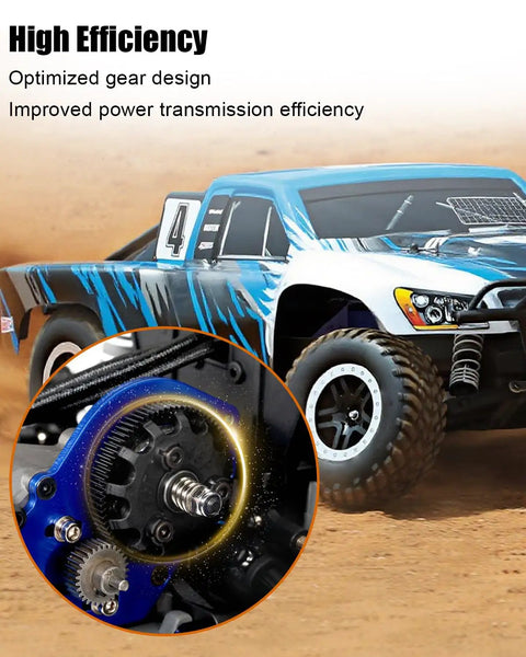 Traxxas One Tenth Scale Slash 2WD VXL Rustler Stampede Bandit Metal Gearbox Beefed Up Upgrade Gear Set Black for Rugged