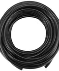 Coiled Workhorse 1/2 Inch PU Pneumatic Tubing, 65.5 Ft Black Polyurethane Line Hose for Air Compressor Fittings and Fluid Transfer Systems