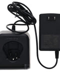 Certified Renewed 12 Volt Cordless Rotary Tool Kit Featuring Variable Speed And Long Lasting Lithium Ion Battery charger with cord.