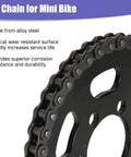 35 Chain Rear Sprocket 40 Tooth Compatible With Mini Bikes Coleman CT100U alloy steel sprocket detail