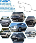 Beefed Up Rack And Pinion Transfer Lines Replacement Kit Direct Fit For 2008 2014 Tahoe Suburban Avalanche Yukon Sierra Silverado And Cadillac Escalade ESV 15254059 15254058 illustration with vehicles image