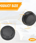 2 Pack Black Coolant Reservoir Cap Compatible With Nissan Murano Rogue Versa Quest And Infiniti EX35 FX37 G35 M35 Radiator