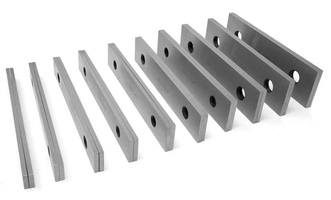 20 Piece Precision Ground One Eighth Inch Parallel Set With Case For Machinist Shop Use Gearhead Friendly 6 Inch Long Hardened Parallels Increments From One Half Inch To One And Five Eighths Inch For Quick Setup And Accurate Spacing