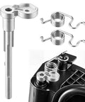 Fuel Door Hinge Repair Kit With Zinc Alloy Pin And Two Springs For Chevrolet Silverado 1500 2019-2025 And 2500 3500 HD 2020-2025, Also Compatible With GMC Sierra 1500-3500 HD, Easy Bolt-On Replacement zinc pin and springs