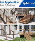 1/8 Inch Black Invisible Cable Railing Kit With Tensioners And Terminals, 20 Pack, For 2x2 Or 4x4 Wood Or Metal Posts, 316 Stainless Steel Deck Cable Railing System, Patent Pending No Mess Hidden Tail Design, CR26 Compatible in various deck settings