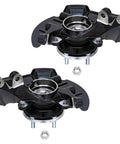 Front Steering Knuckles Kit With Wheel Bearing Hub Assembly For Hyundai Elantra 2007 2008 2009 2010 2011 2012 4 Wheel ABS Replacement Two Piece Set Driver And Passenger Sides