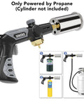Powerful Propane Torch For Grillin And Cookin, Grilling Steak, Searing, Sous Vide, Welding, And Wood Burning, Adjustable Flame