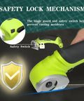 Cordless Electric Box Cutter Rechargeable Scissors with safety switch and blade guard for secure cutting