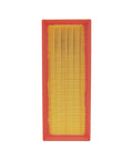Premium Engine Air Filter For Audi Q5 A4 A5 Allroad 2.0L Quattro Fits 2010-2017, rectangular view, red and yellow filter media