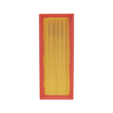 Premium Engine Air Filter For Audi Q5 A4 A5 Allroad 2.0L Quattro Fits 2010-2017, rectangular view, red and yellow filter media