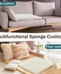 4 Pack High Density Foam Cushions 2 By 20 By 20 Inches Square Seat Replacements for Sofa and Floor Use