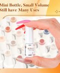 Hand holding a 5ml bottle from Cat Eye Gel Nail Polish Kit 12 Color Soak Off LED UV Gel Nails High Gloss Long Lasting Non Toxic Vegan Hema Free